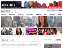 Tablet Screenshot of aishatyler.com